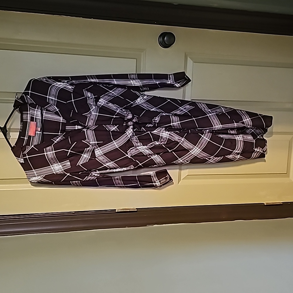 Plaid dress size small